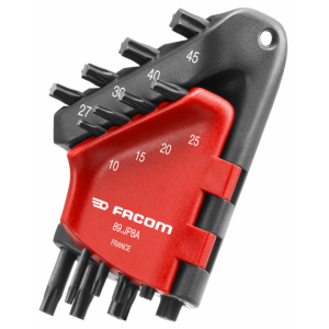89.JP8A Facom 89.JP - Jeux de clés mâles coudées Torx® en étui