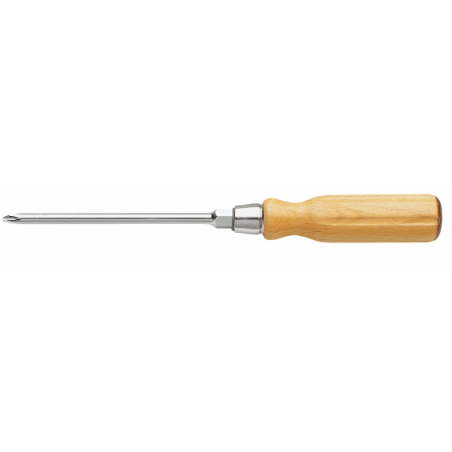 ATHH.P3 Facom ATHH.P - Tournevis manche bois pour vis cruciformes Phillips® - lame avec 6 pans