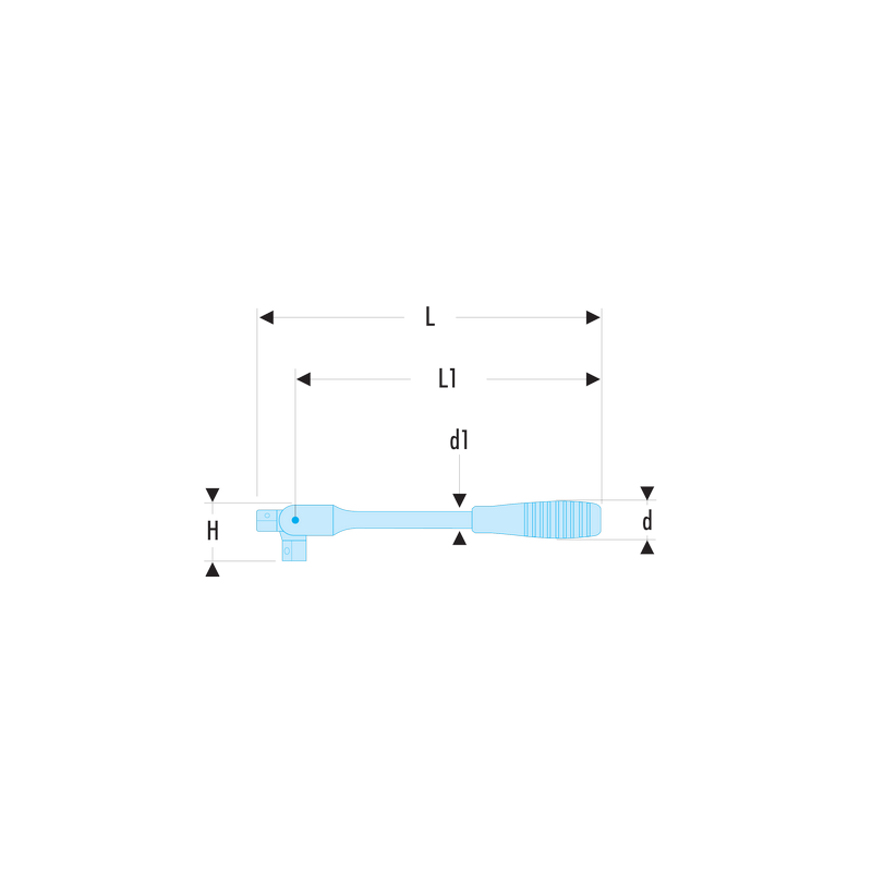 J.140A Facom Barre articulée 3/8"