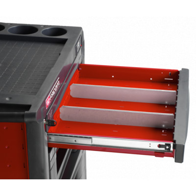 Bricoland - caisse & coffret à outils - Servante 6 tiroirs vide  CHRONO.6M3APB - Facom
