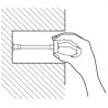 R.150A Facom Cliquet 1/4" "sans manche"