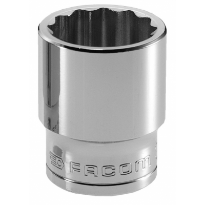 S.14 Facom S - Douilles 1/2" 12 pans métriques
