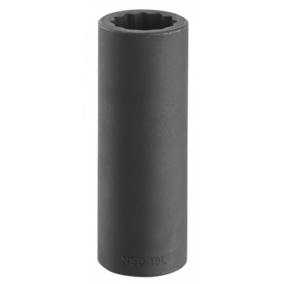 KS Tools - Coffret de 13 douilles à chocs 12 pans 1/2'', 10 à 24 mm - 515.0900