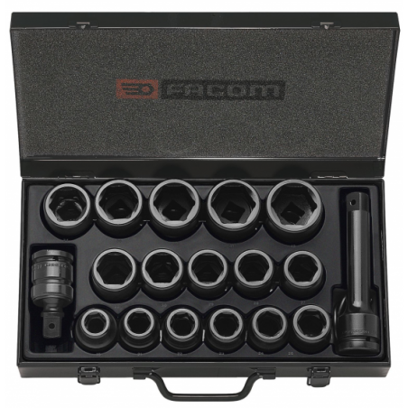 NK.500U Facom Composition de douilles impact 3/4" de 3/4" à 1"5/8