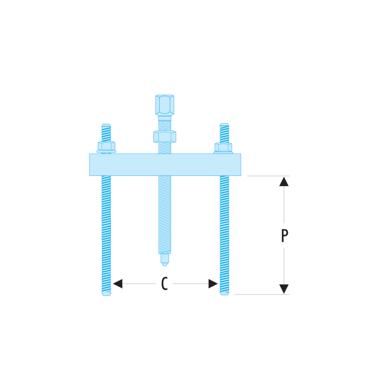 U.53S2A Facom U.53S - Potences pour vérins