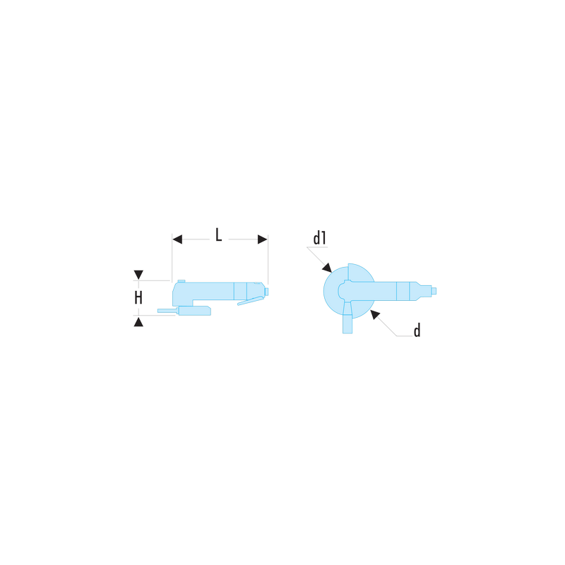 V.472F Facom Meuleuse d'angle diam. 125 mm