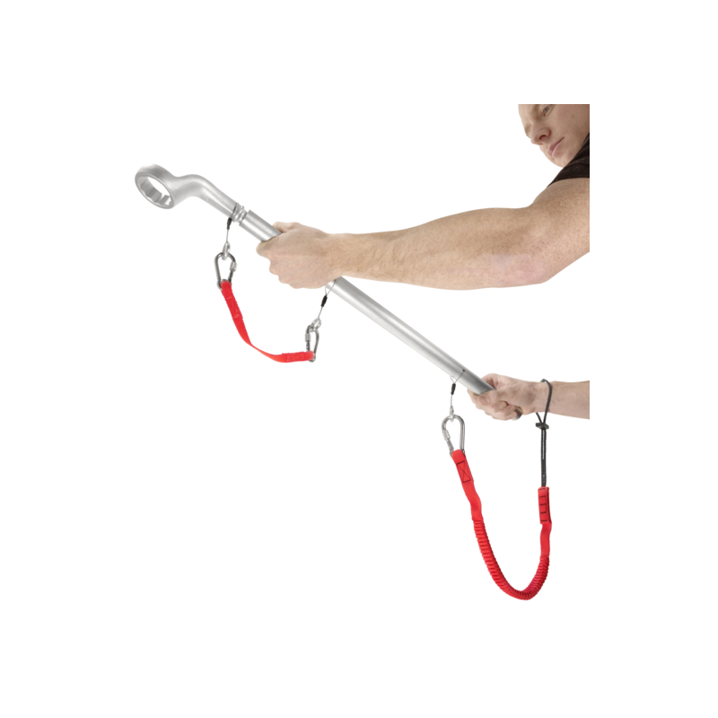 LAN0.2 Facom Longe 20 cm - Double mousquetons 60 mm en inox à vis - SLS