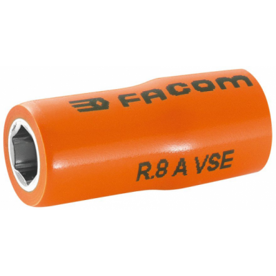 R.12AVSE Facom R.AVSE - Douilles 1/4" 6 pans isolées 1000 Volts série VSE
