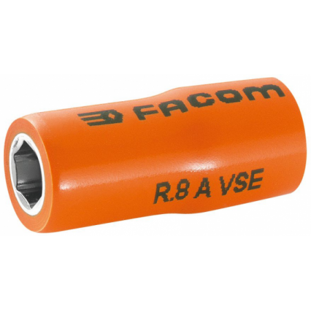 R.12AVSE Facom R.AVSE - Douilles 1/4" 6 pans isolées 1000 Volts série VSE