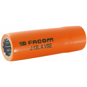 J.17LAVSE Facom J.LAVSE - Douilles 3/8" 12 pans longues isolées 1000 Volts série VSE
