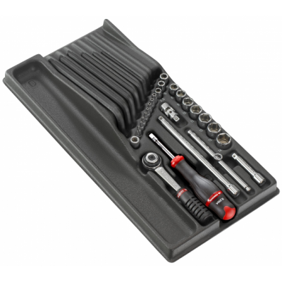 MOD.R2 Facom Module douilles 1/4" embouts Pozidriv® - Resistorx®