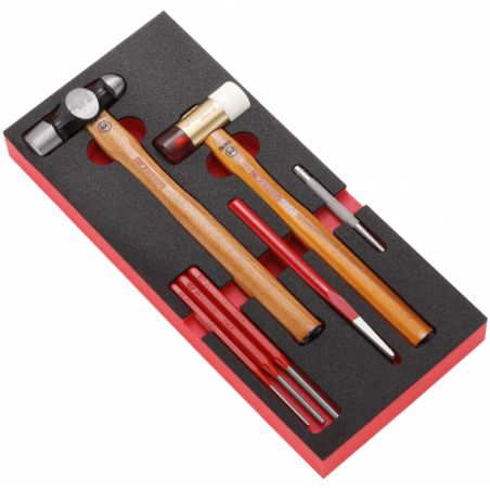 MODM.MI4 Facom Module mousse outils de frappe, marteau tête boule