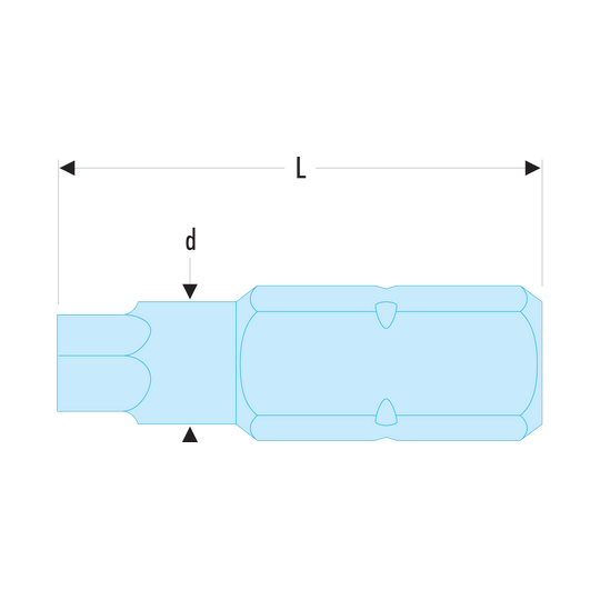 Facom EXRP.140 Embout 1/4 Ipr 40