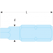 Embout Facom EH.210 5/16" 6 Pans 30 Mm - Pour Vissage Manuel, Entraînement 7,94 Mm, Qualité Professionnelle - 5