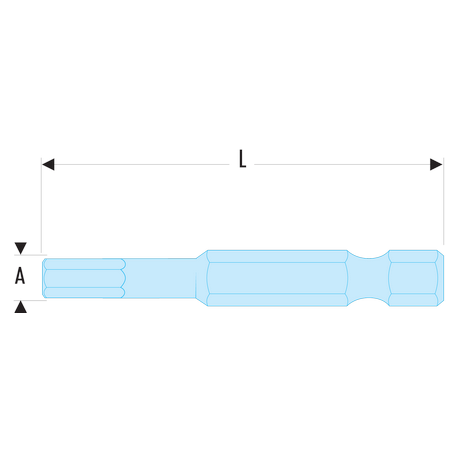 EX.627 Facom EX.6 - Embouts standards série 6 pour vis Torx®