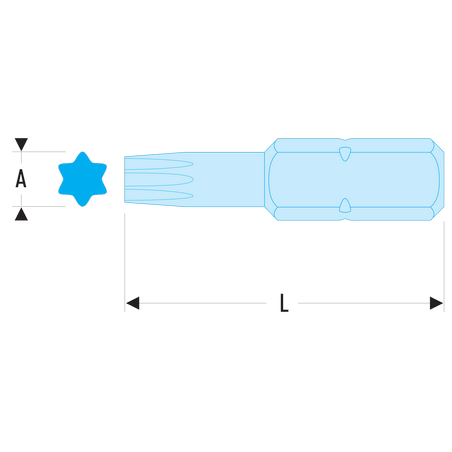 ENX.225 Facom ENX.2 - Embouts impact série 2 pour vis Torx®