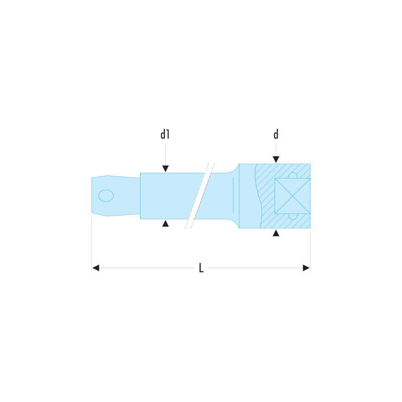 J.210S Facom J.S - Rallonges angulaires 3/8"