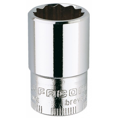JB.7/16 Facom JB - Douilles 3/8" parois fines 12 pans en pouces