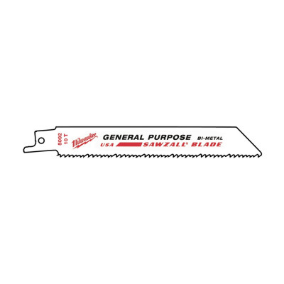 Bois / Métal / Plastique - Lames universelles 150 x 10 / 14 Tpi - 50 pcs  Milwaukee | 48016292