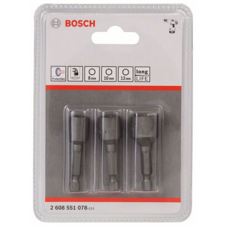 2608551078 Douilles, set de 3 pièces Accessoire Bosch pro outils