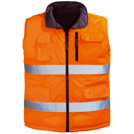 Gilet réversible HI WAY - orange / gris - Coverguard | 7HWGO
