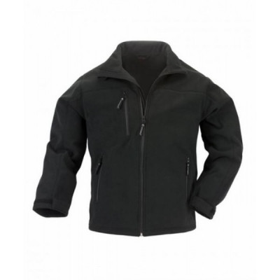 Veste laine polaire POLAR WINDTECH - noire - membrane intérieure respirante - Coverguard | 5WIVB