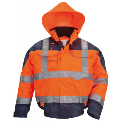 Blouson Breathane AIRPORT - orange / marine - Coverguard | 7AIBO