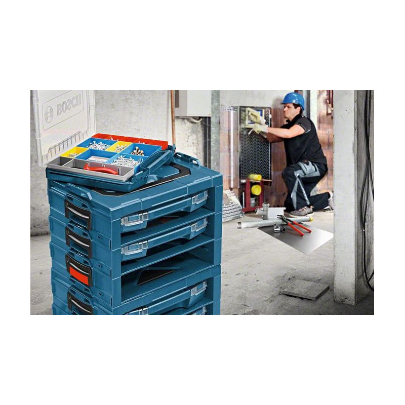 1600A001S8 Coffret de transport Bosch i-BOXX 72 Set 10 Professional outils Bosch Bleu
