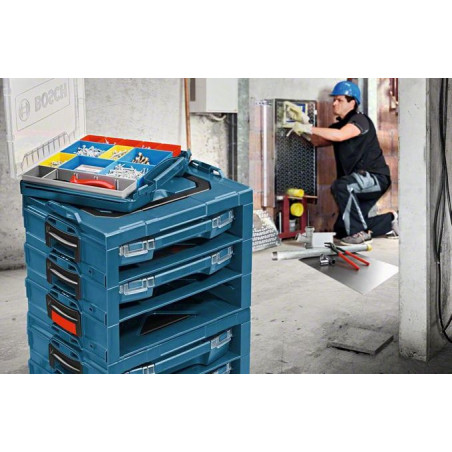 1600A001S8 Coffret de transport Bosch i-BOXX 72 Set 10 Professional outils Bosch Bleu