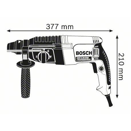 06112A3000 Perforateur SDS-plus Bosch GBH 2-26 Professional outils Bosch Bleu