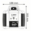 061599403U Laser rotatif Bosch GRL 400 H Professional outils Bosch Bleu