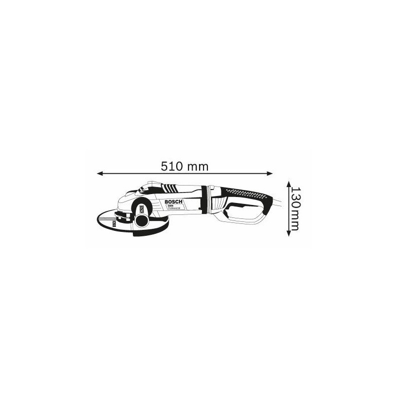 0601893H00 Meuleuse angulaire Bosch GWS 24-230 LVI Professional outils Bosch Bleu