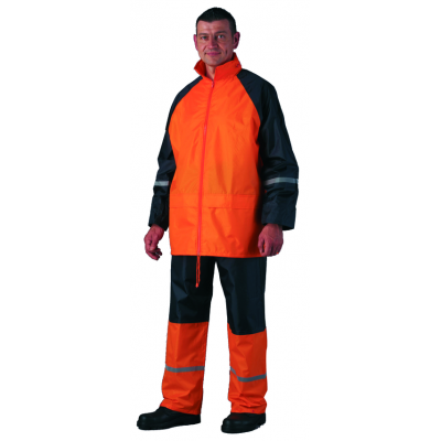 Ensemble de pluie - Rainwear orange et noir - Coverguard | 50731
