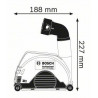 1600A003DK Accessoires divers Bosch GDE 115/125 FC-T Professional outils Bosch Bleu