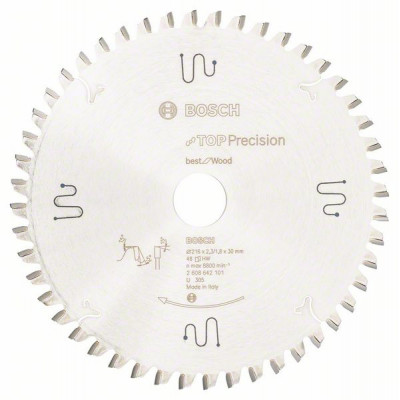 2608642101 Lame de scie circulaire Top Precision Best for Wood Accessoire Bosch pro outils