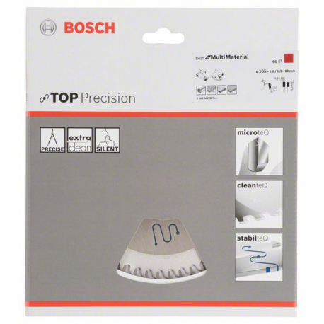 2608642387 Lame de scie circulaire Top Precision Best for Multi Material Accessoire Bosch pro outils