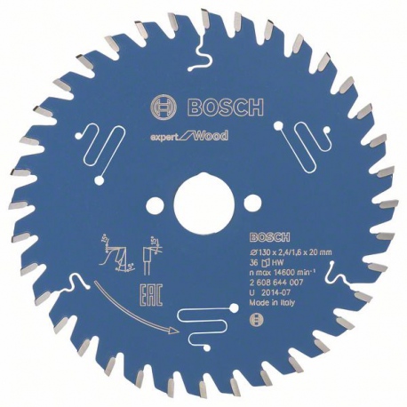 2608644007 Lame de scie circulaire Expert for Wood Accessoire Bosch pro outils