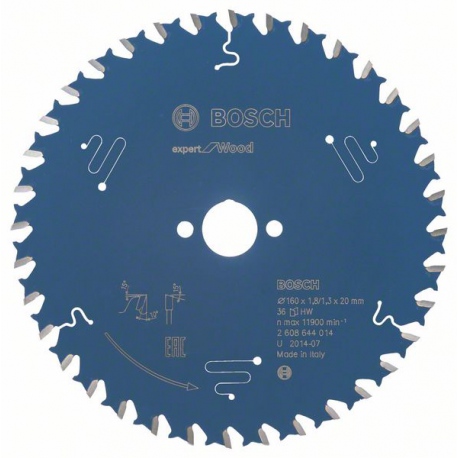 2608644014 Lame de scie circulaire Expert for Wood Accessoire Bosch pro outils