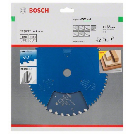 2608644026 Lame de scie circulaire Expert for Wood Accessoire Bosch pro outils
