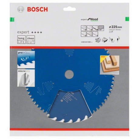 2608644089 Lame de scie circulaire Expert for Wood Accessoire Bosch pro outils