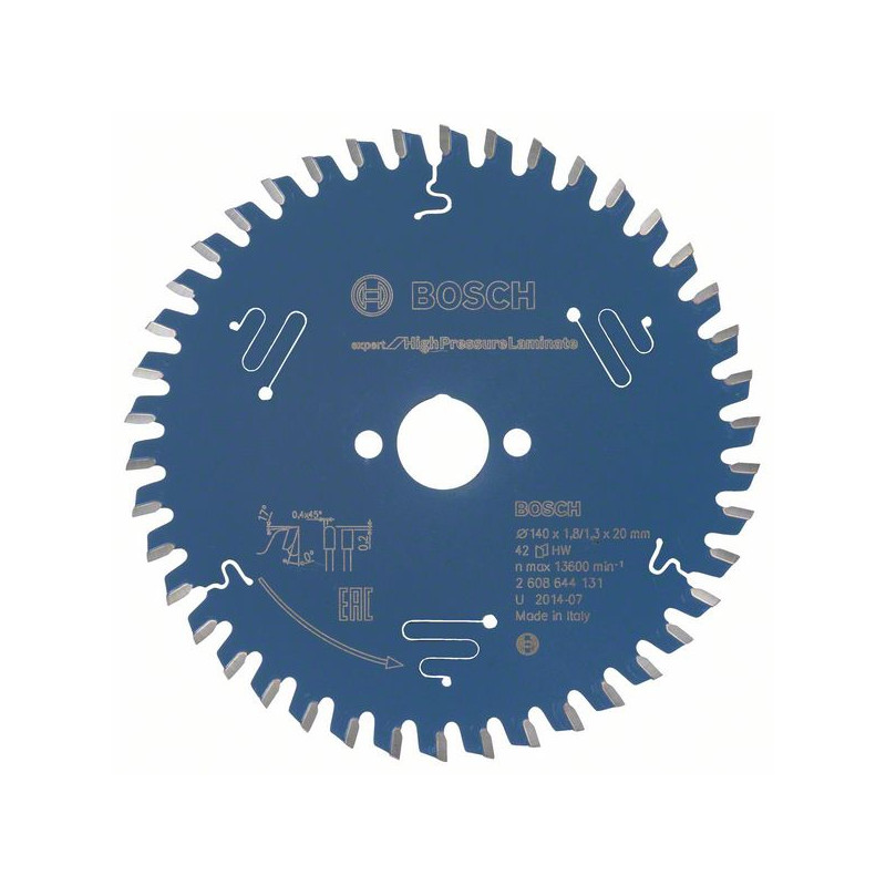 2608644131 Lame de scie circulaire Expert for High Pressure Laminate Accessoire Bosch pro outils