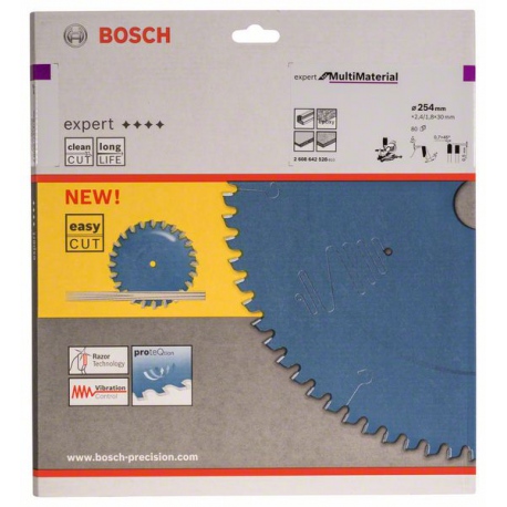 2608642528 Lame de scie circulaire Expert for Multi Material Accessoire Bosch pro outils
