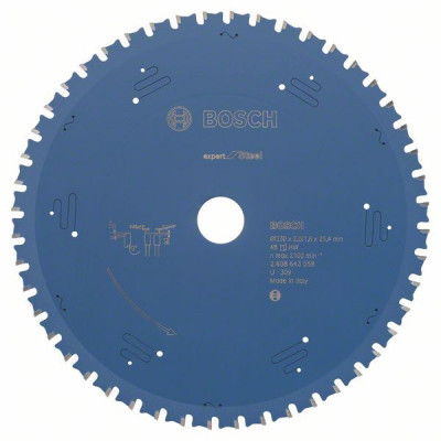 2608643058 Lame de scie circulaire Expert for Steel Accessoire Bosch pro outils