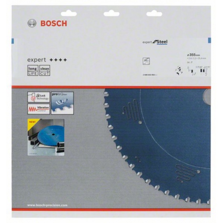 2608643063 Lame de scie circulaire Expert for Steel Accessoire Bosch pro outils