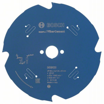 2608644121 Lame de scie circulaire Expert for Fiber Cement Accessoire Bosch pro outils