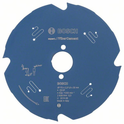 2608644123 Lame de scie circulaire Expert for Fiber Cement Accessoire Bosch pro outils