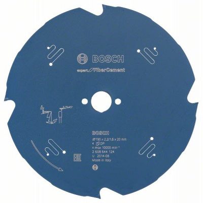2608644124 Lame de scie circulaire Expert for Fiber Cement Accessoire Bosch pro outils