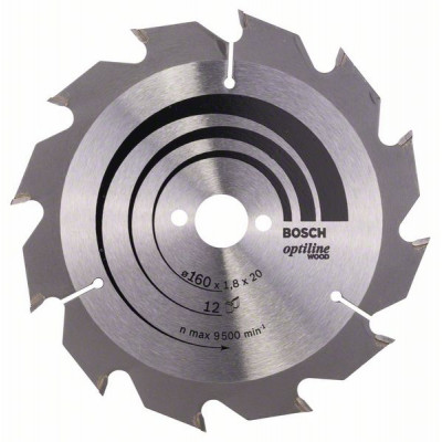 2608641170 Lame de scie circulaire Optiline Wood Accessoire Bosch pro outils