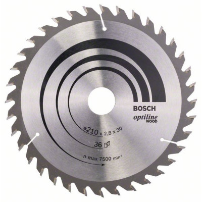 2608640622 Lame de scie circulaire Optiline Wood Accessoire Bosch pro outils