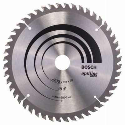 2608640727 Lame de scie circulaire Optiline Wood Accessoire Bosch pro outils